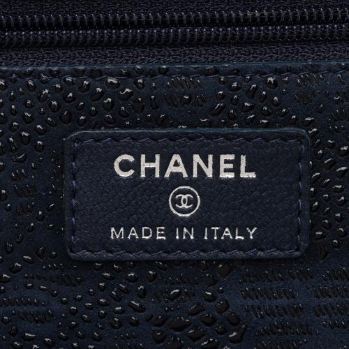 Chanel Lace Embossed Goatskin Classic Wallet on Chain