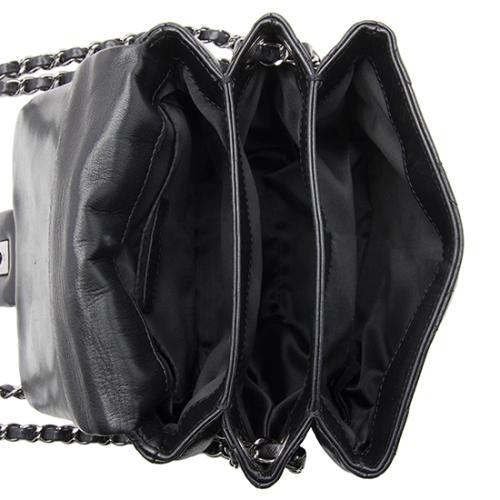 Chanel Lambskin 3 Accordian Mini Flap Bag