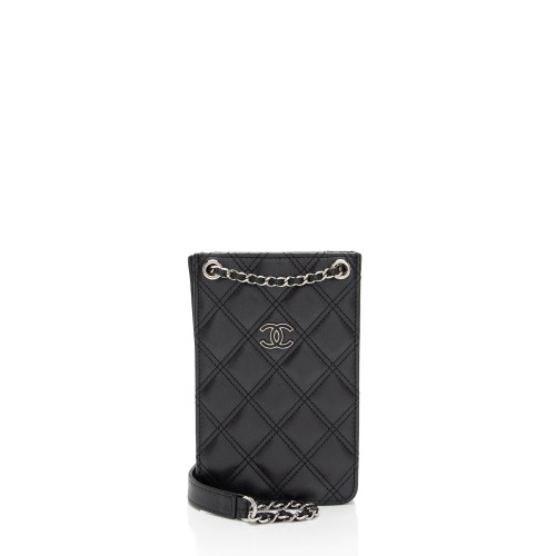 Chanel Lambskin CC Phone Holder Crossbody - FINAL SALE