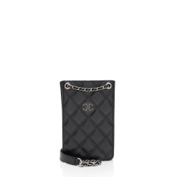 Chanel Lambskin CC Phone Holder Crossbody - FINAL SALE