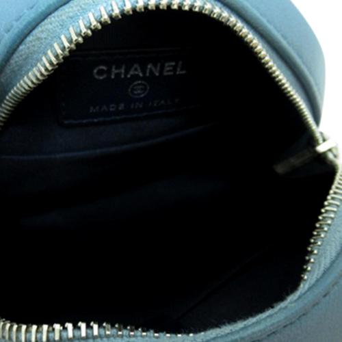 Chanel Lambskin CC Round Chain Crossbody