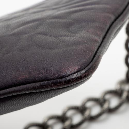 Chanel Lambskin Camellia Chain Pochette