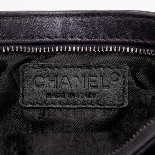 Chanel Lambskin Camellia Chain Pochette