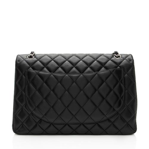 Chanel Lambskin Classic Maxi Single Flap Bag