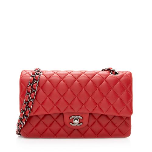 Chanel Lambskin Classic Medium Double Flap Bag