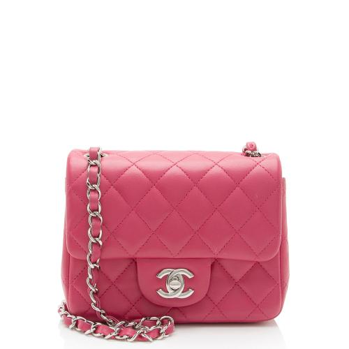 Chanel Lambskin Classic Square Mini Flap Bag