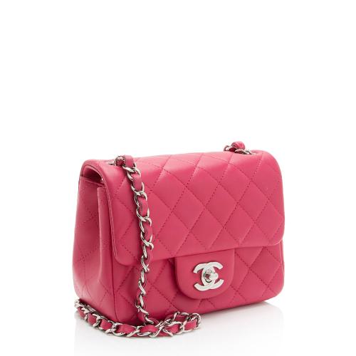 Chanel Lambskin Classic Square Mini Flap Bag