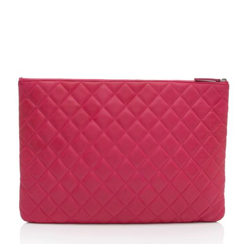 Chanel Lambskin Large O-Case