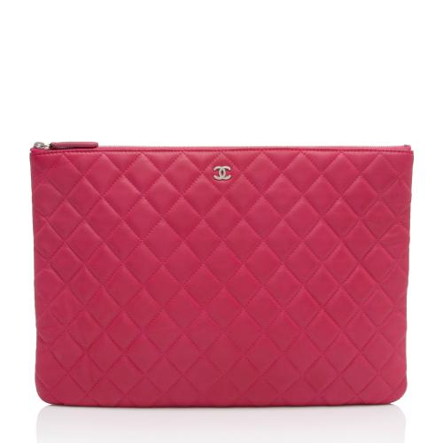 Chanel Lambskin Large O-Case