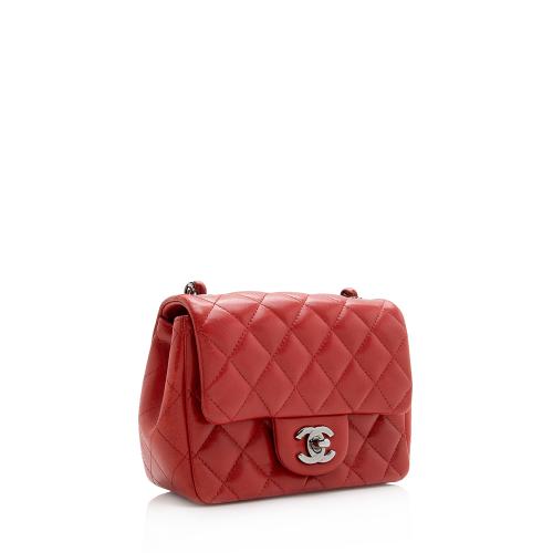 Chanel Lambskin Classic Square Extra Mini Flap Bag