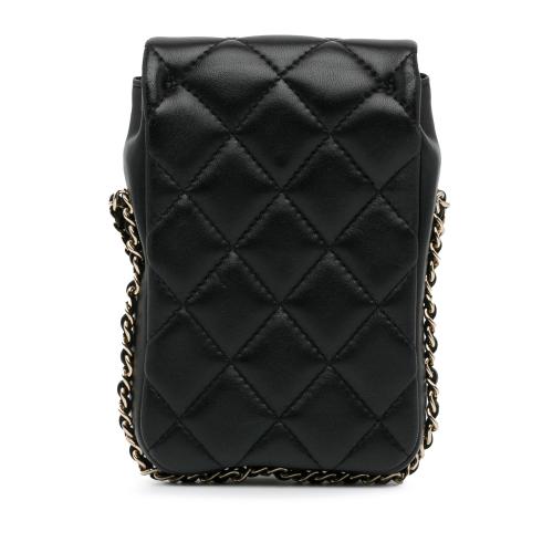 Chanel Lambskin My Precious Phone Case Flap