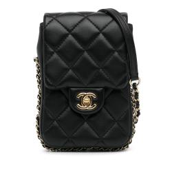 Chanel Lambskin My Precious Phone Case Flap