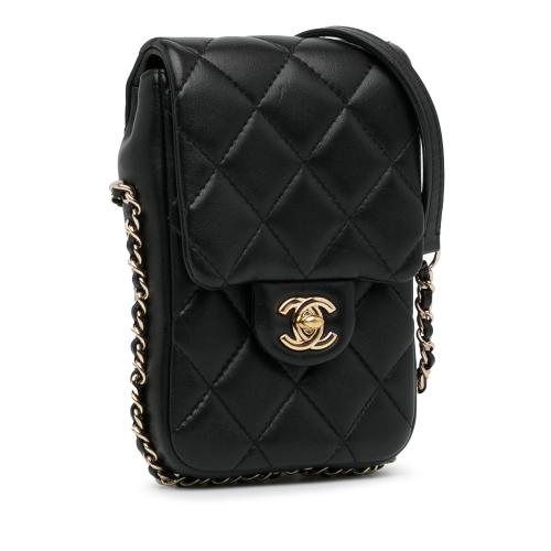 Chanel Lambskin My Precious Phone Case Flap