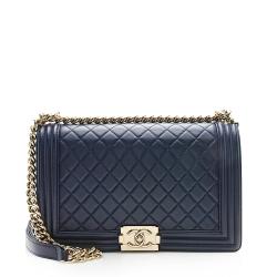 Chanel Lambskin New Medium Boy Bag