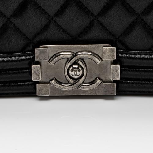 Chanel Lambskin Old Medium Boy Bag