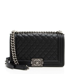 Chanel Lambskin Old Medium Boy Bag