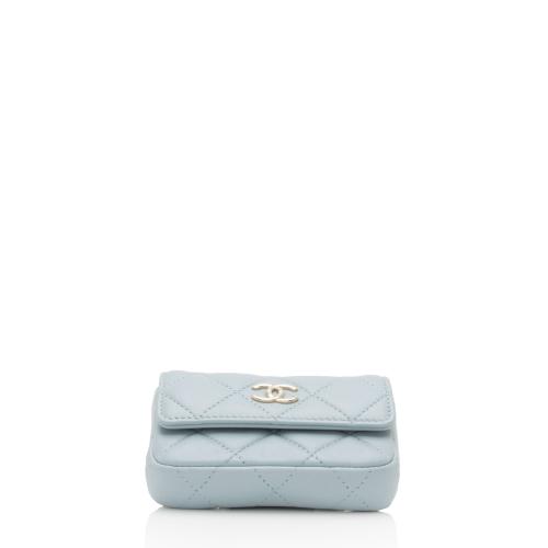 Chanel Lambskin Pearl Mini Belt Bag