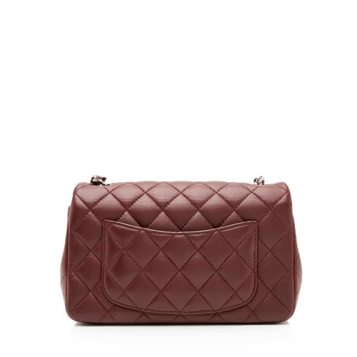 Chanel Lambskin Rectangular Mini Flap Bag