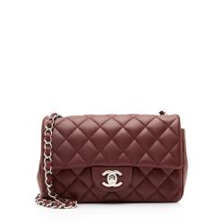 Chanel Lambskin Rectangular Mini Flap Bag