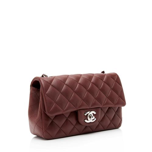 Chanel Lambskin Rectangular Mini Flap Bag