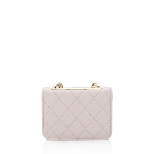 Chanel Lambskin Trendy CC Card Holder on Chain