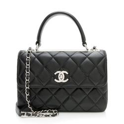 Chanel Lambskin Trendy CC Small Top Handle