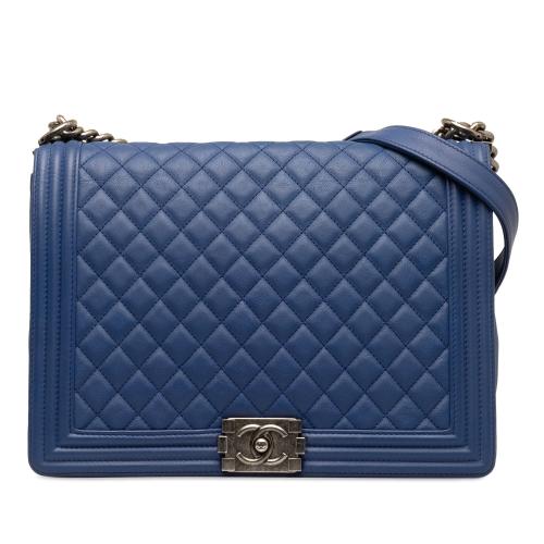 Chanel Large Lambskin Boy Flap