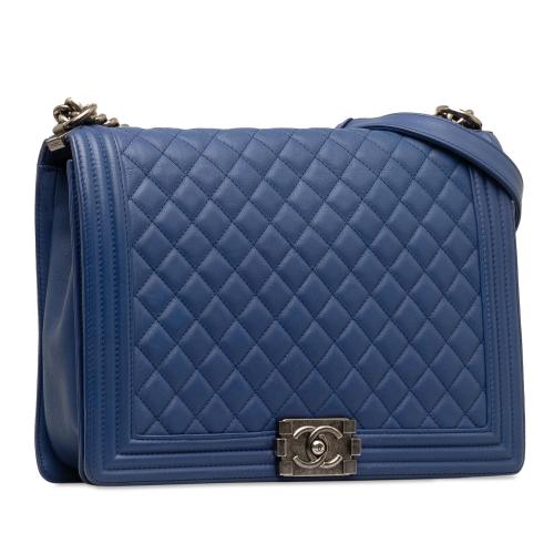 Chanel Large Lambskin Boy Flap