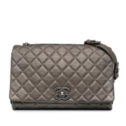 Chanel Large Quilted Goatskin City Rock Flap