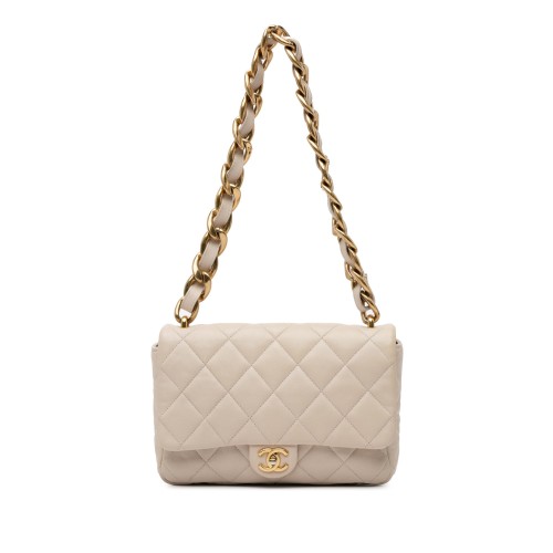 Chanel Large Quilted Lambskin Funky Town Flap