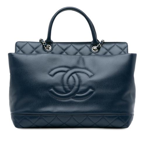 Chanel Large Soft Caviar Leather Top Handle Tote