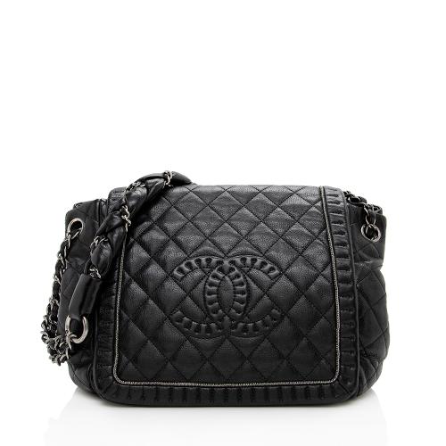 Chanel Calfskin Istanbul Flap Shoulder Bag