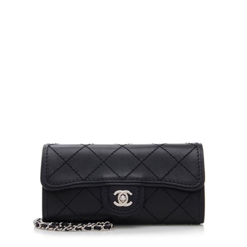 Chanel Leather Sac Rabat Mini Wallet on Chain