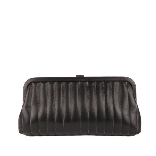 Chanel Lambskin Mademoiselle Ligne Clutch 