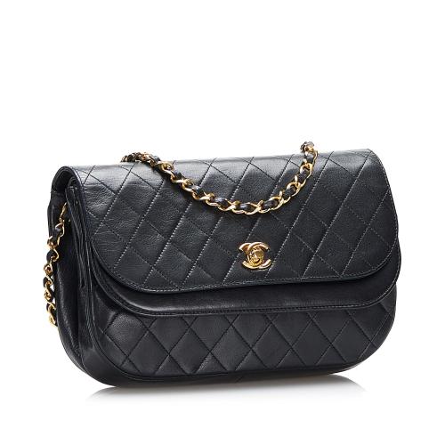 Chanel Matelasse Half Moon Flap Bag