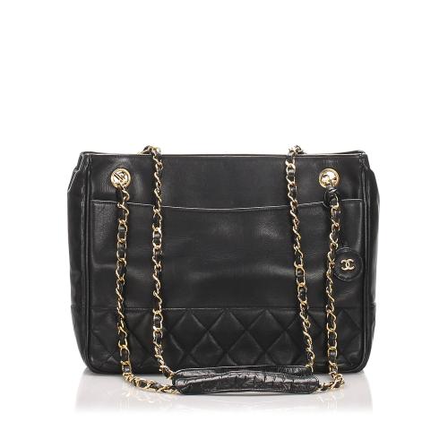 Chanel Lambskin Matelasse Shoulder Bag