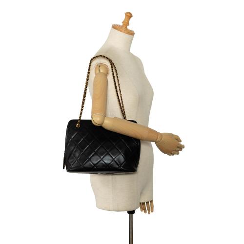 Chanel Matelasse Lambskin Leather Shoulder Bag