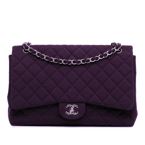 Chanel Maxi Classic Jersey Single Flap