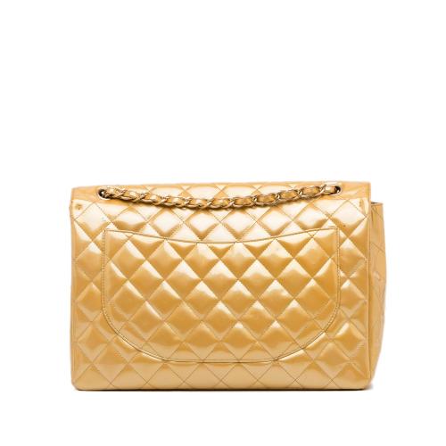 Chanel Maxi Classic Patent Single Flap