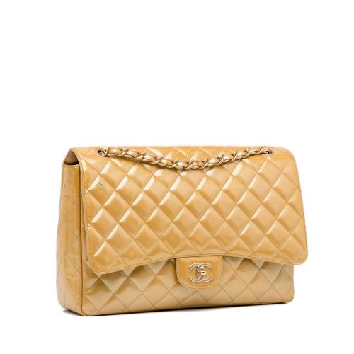 Chanel Maxi Classic Patent Single Flap