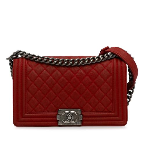 Chanel Medium Caviar Boy Flap Bag