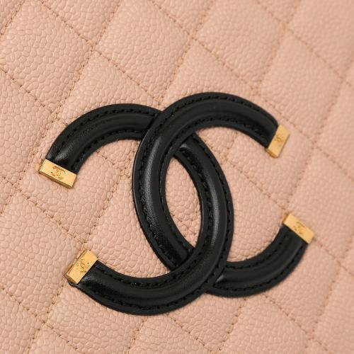 Chanel Medium Caviar CC Filigree Vanity Case