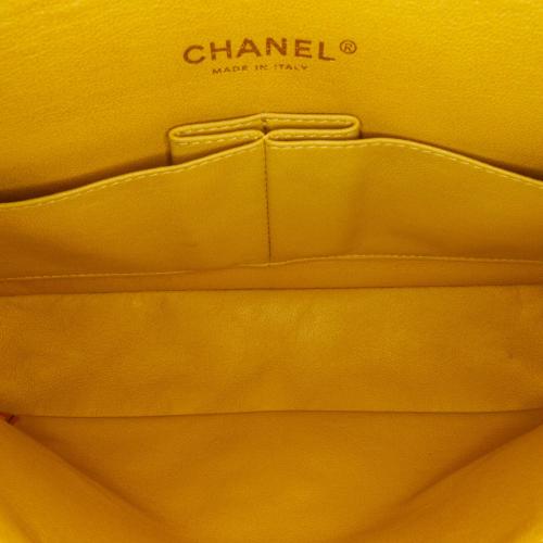 Chanel Medium Classic Double Stitch Calfskin Double Flap