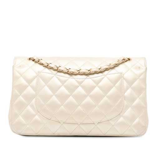 Chanel Medium Classic Iridescent Lambskin Double Flap