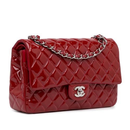 Chanel Medium Classic Patent Double Flap