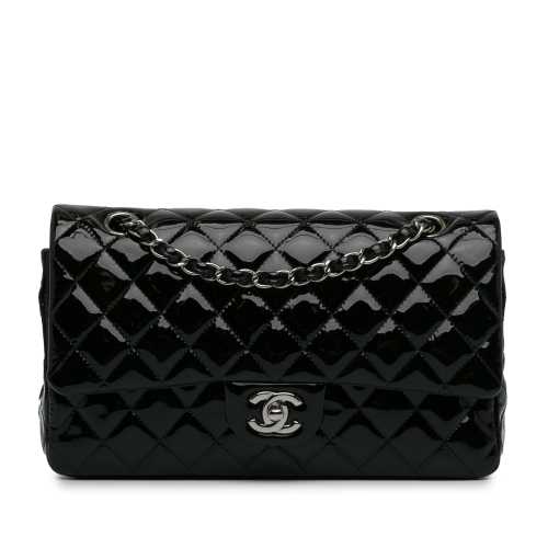 Chanel Medium Classic Patent Double Flap