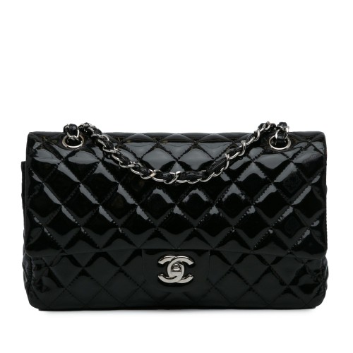 Chanel Medium Classic Patent Double Flap