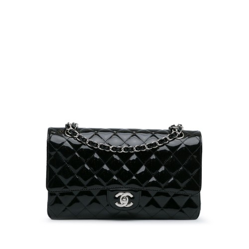 Chanel Medium Classic Patent Double Flap