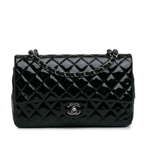 Chanel Medium Classic Patent Double Flap