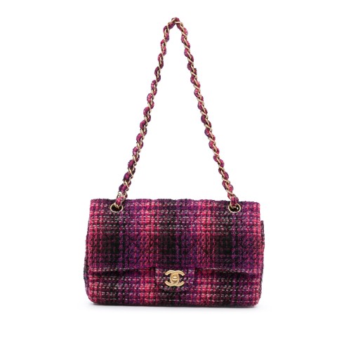 Chanel Medium Classic Tweed Double Flap